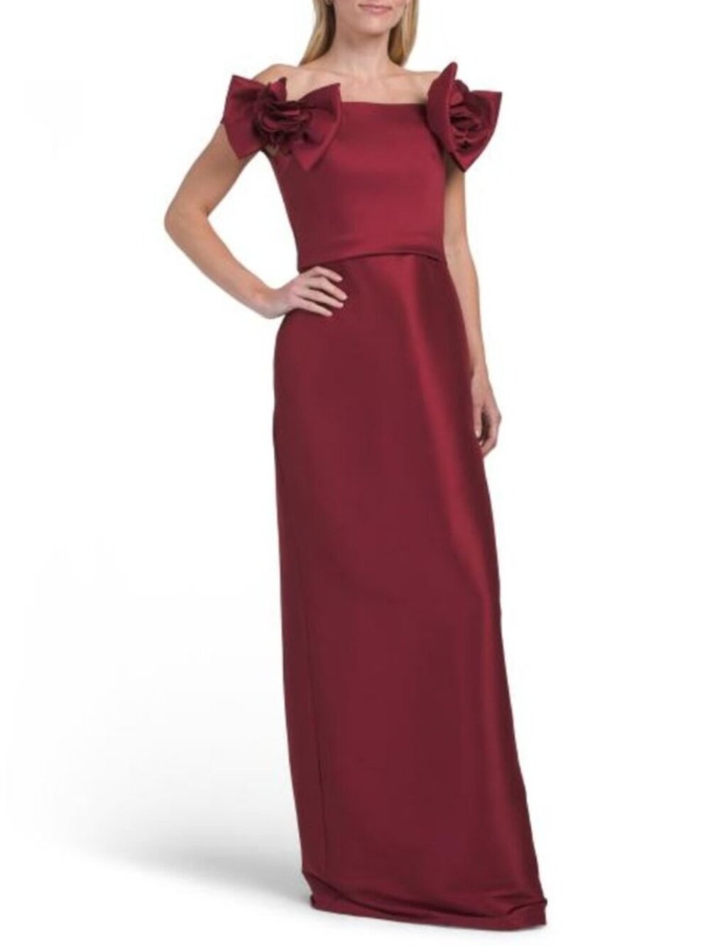 RENE BY RENE RUIZ Off The Shoulder 3d Gown